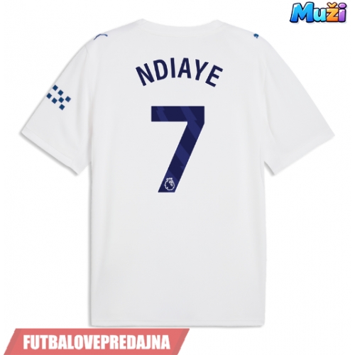 Lacne Muži Futbalové dres Manchester City Iliman Ndiaye #7 2026-27 Krátky Rukáv - Tretina